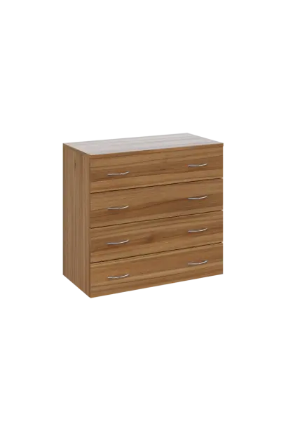 N 2 - 84Z kancelářská skříň, 4-zásuvková, 750x800x400, ořech světlý